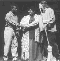 Frank meets Ms Johnson and her son Buzz